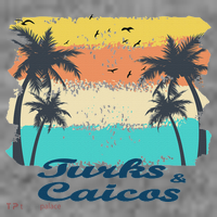 Turks And Caicos Palms Beach Caribbean Islands Souvenir Gift Toddler Hoodie thumb 2