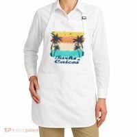 Turks And Caicos Palms Beach Caribbean Islands Souvenir Gift Apron thumb 2