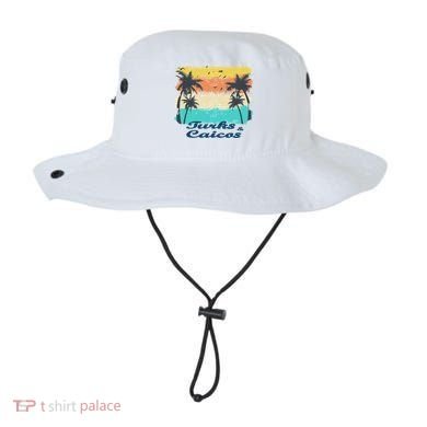 Turks And Caicos Palms Beach Caribbean Islands Souvenir Gift Bucket Hat