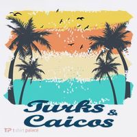Turks And Caicos Palms Beach Caribbean Islands Souvenir Gift Women's Hoodie thumb 2
