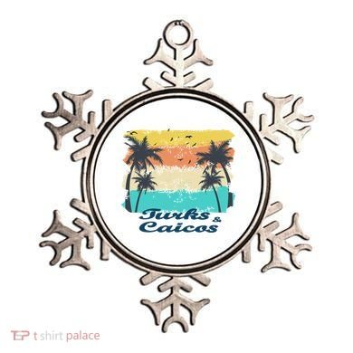 Turks And Caicos Palms Beach Caribbean Islands Souvenir Gift Ornament