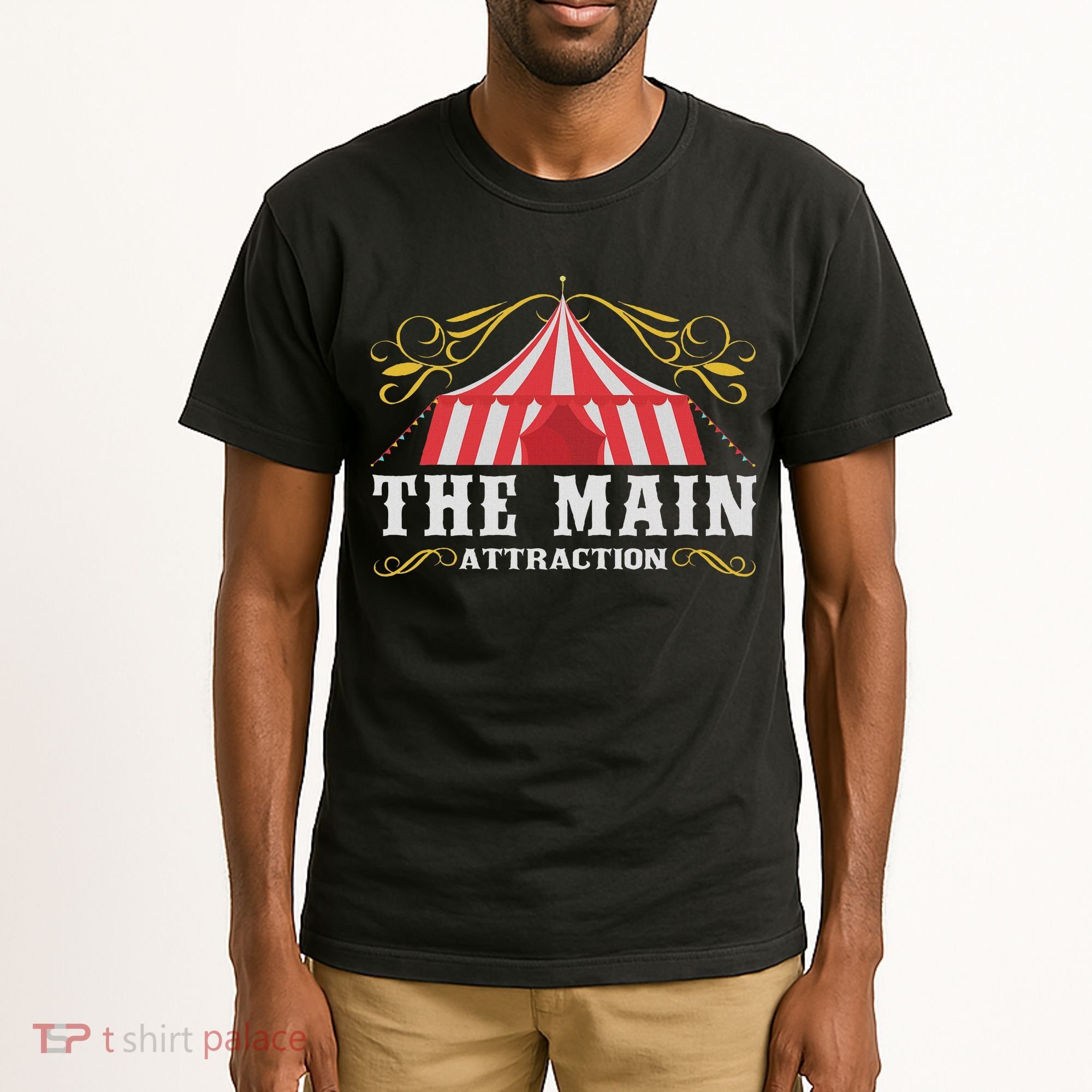 The Attraction Circus Carnival Children Birthday Party Tall T-Shirt