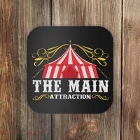 The Attraction Circus Carnival Children Birthday Party Coaster thumb 0