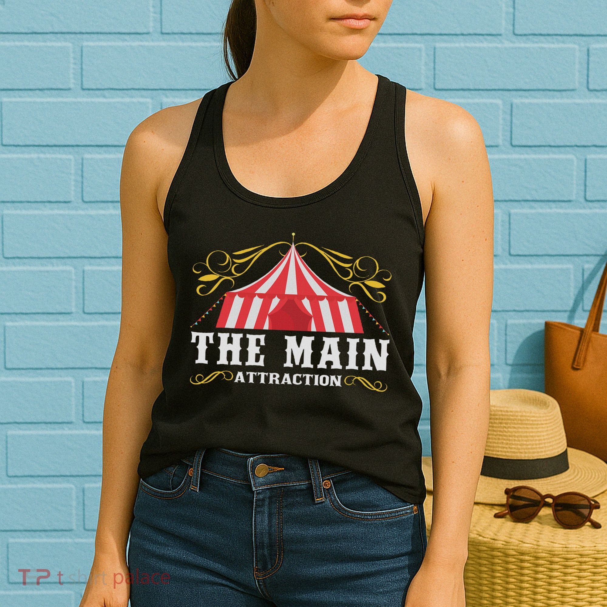 The Attraction Circus Carnival Children Birthday Party Women's Tank Top