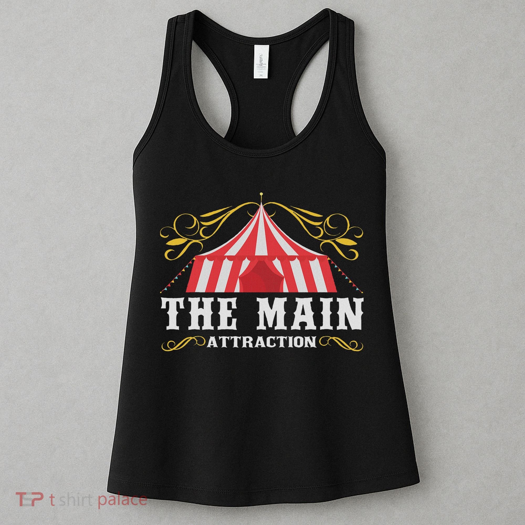The Attraction Circus Carnival Children Birthday Party Women's Tank Top
