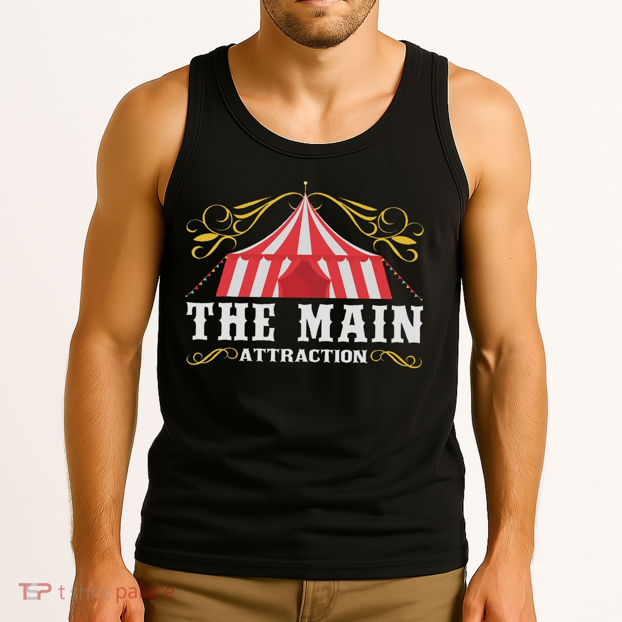 The Attraction Circus Carnival Children Birthday Party Tank Top