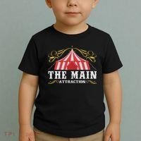 The Attraction Circus Carnival Children Birthday Party Toddler T-Shirt thumb 2