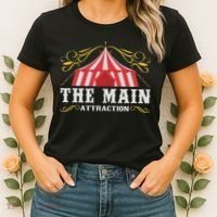 The Attraction Circus Carnival Children Birthday Party Women's T-Shirt thumb 2