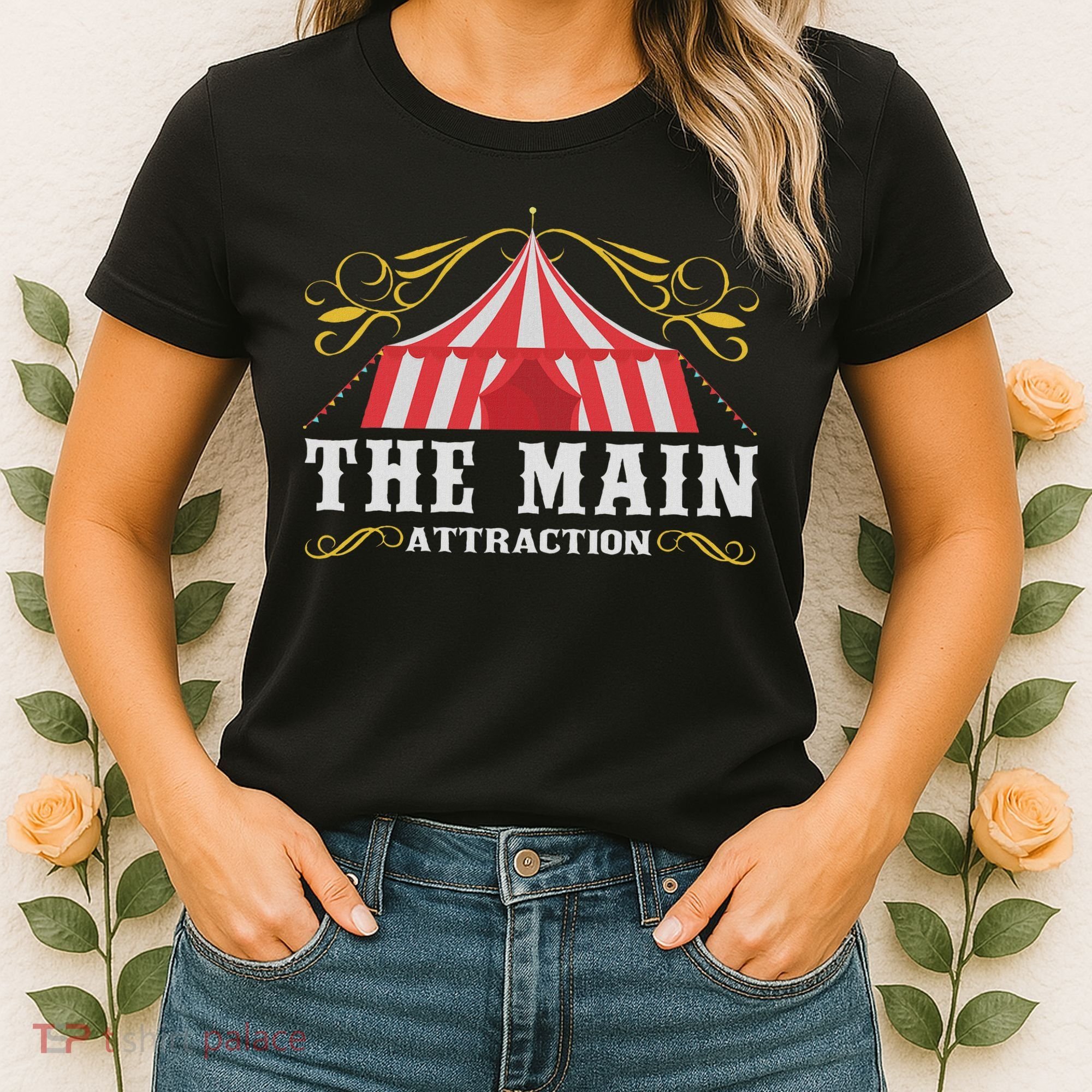 The Attraction Circus Carnival Children Birthday Party Women's T-Shirt