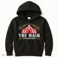 The Attraction Circus Carnival Children Birthday Party Kids Hoodie thumb 0