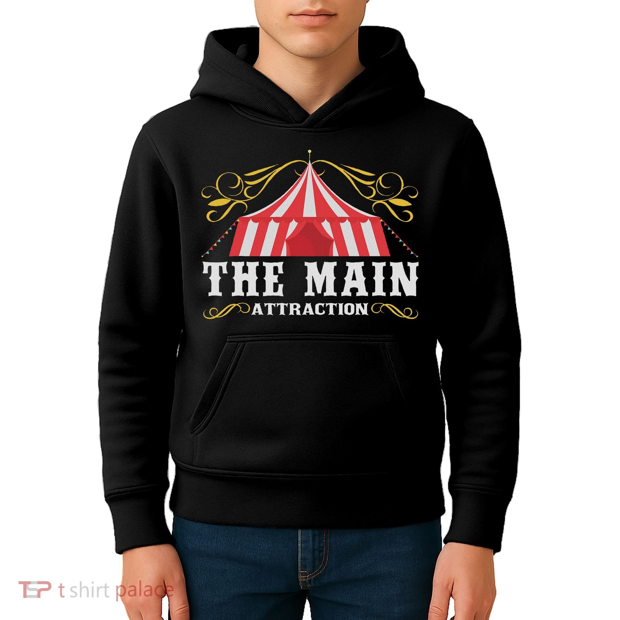 The Attraction Circus Carnival Children Birthday Party Kids Hoodie