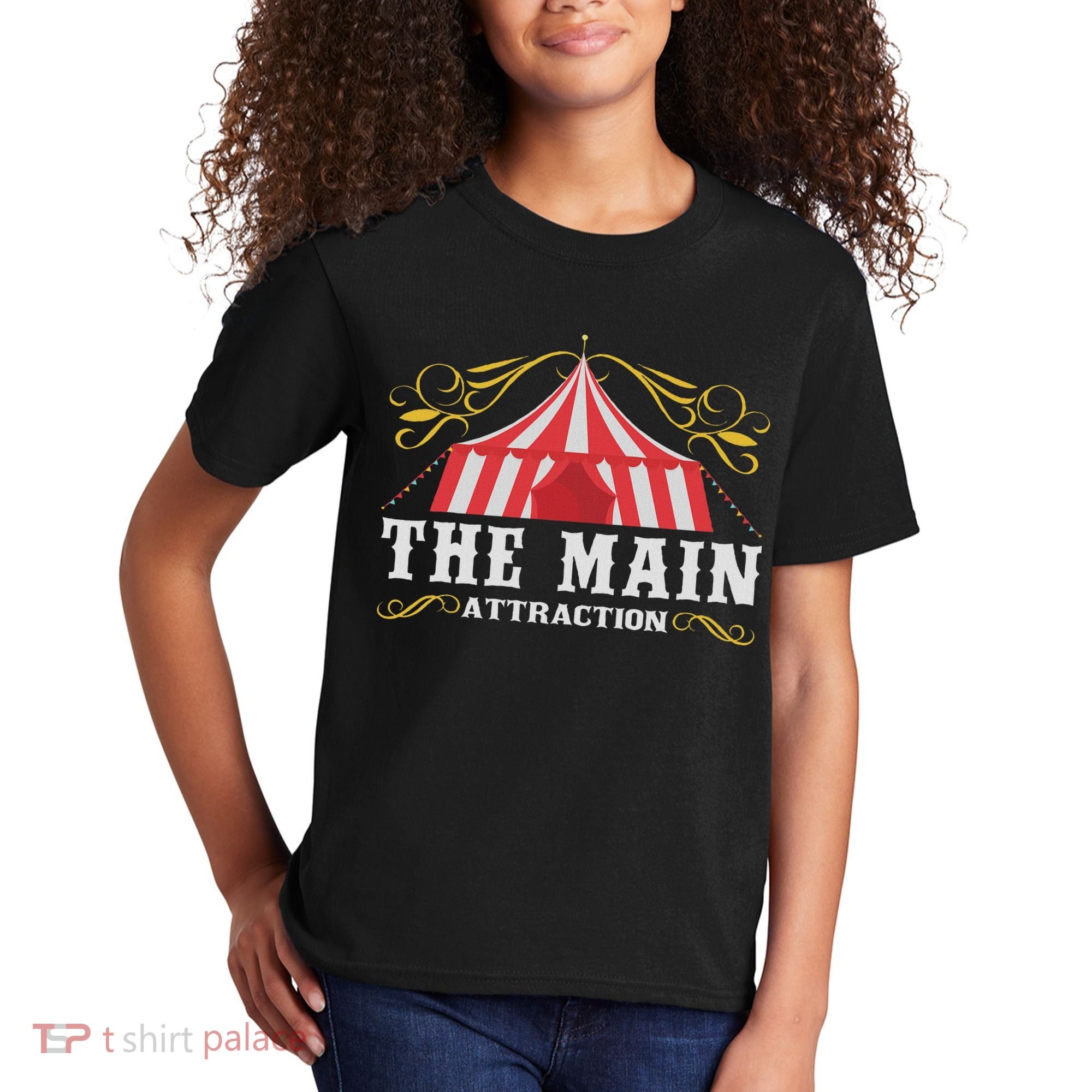 The Attraction Circus Carnival Children Birthday Party Kids T-Shirt