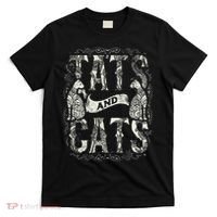 Tats And Cats Tattooist Tattoo Body Art Tattooing Cat Kitten T-Shirt thumb 0