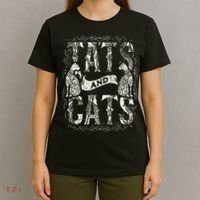 Tats And Cats Tattooist Tattoo Body Art Tattooing Cat Kitten T-Shirt thumb 4
