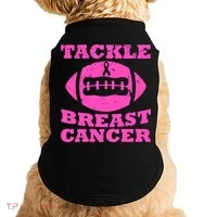 Tackle Breast Cancer Doggie Tank thumb 0