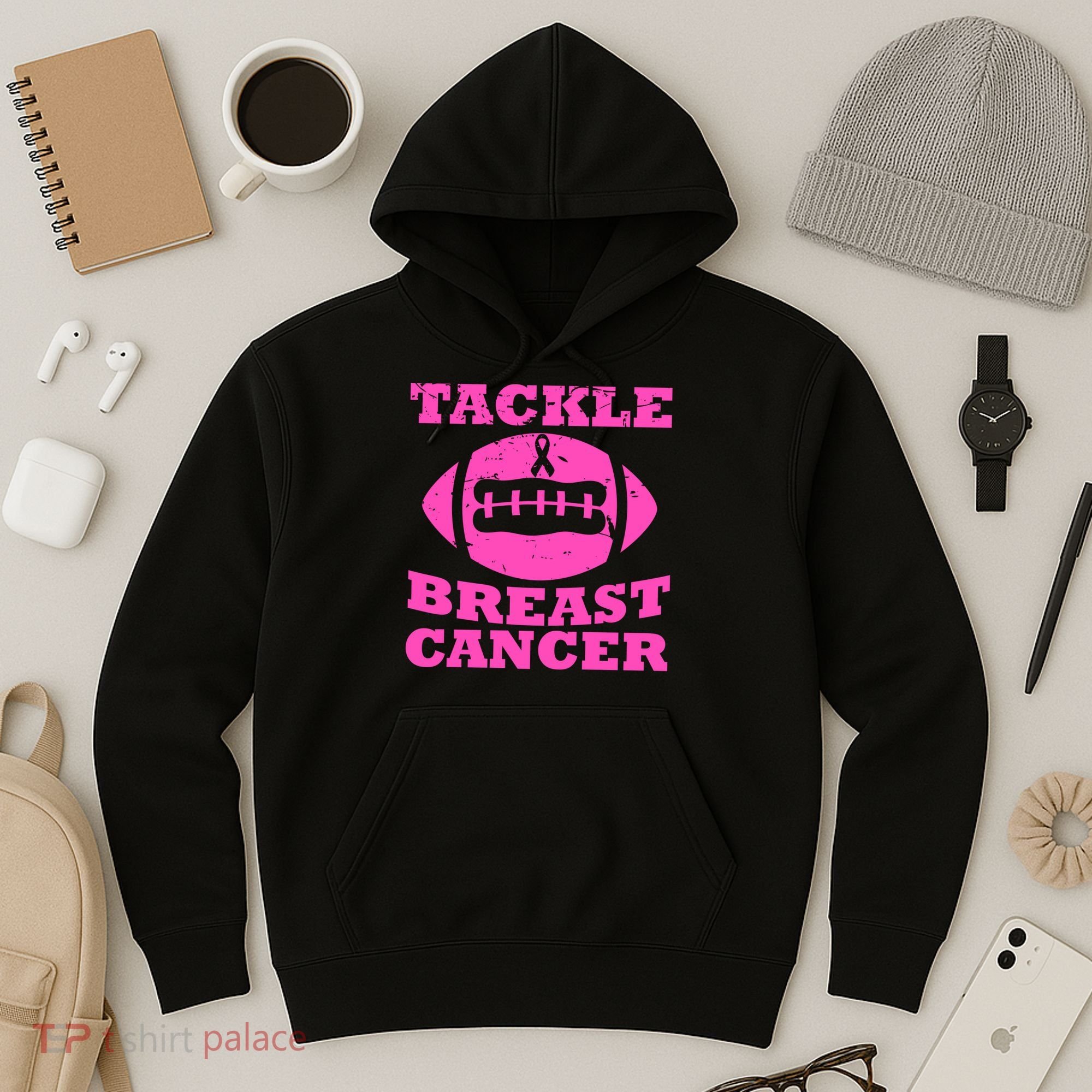 Tackle Breast Cancer Hoodie