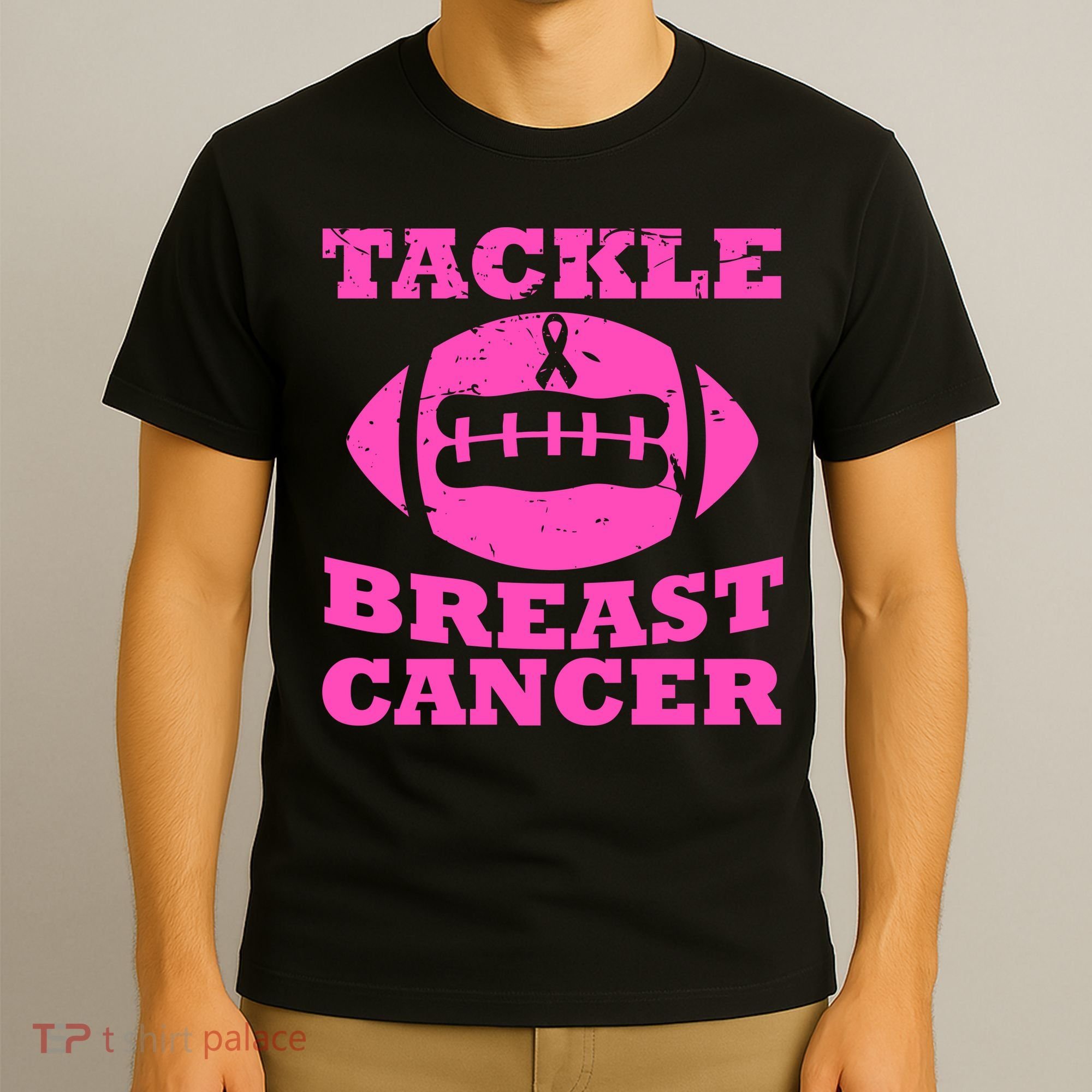 Tackle Breast Cancer T-Shirt