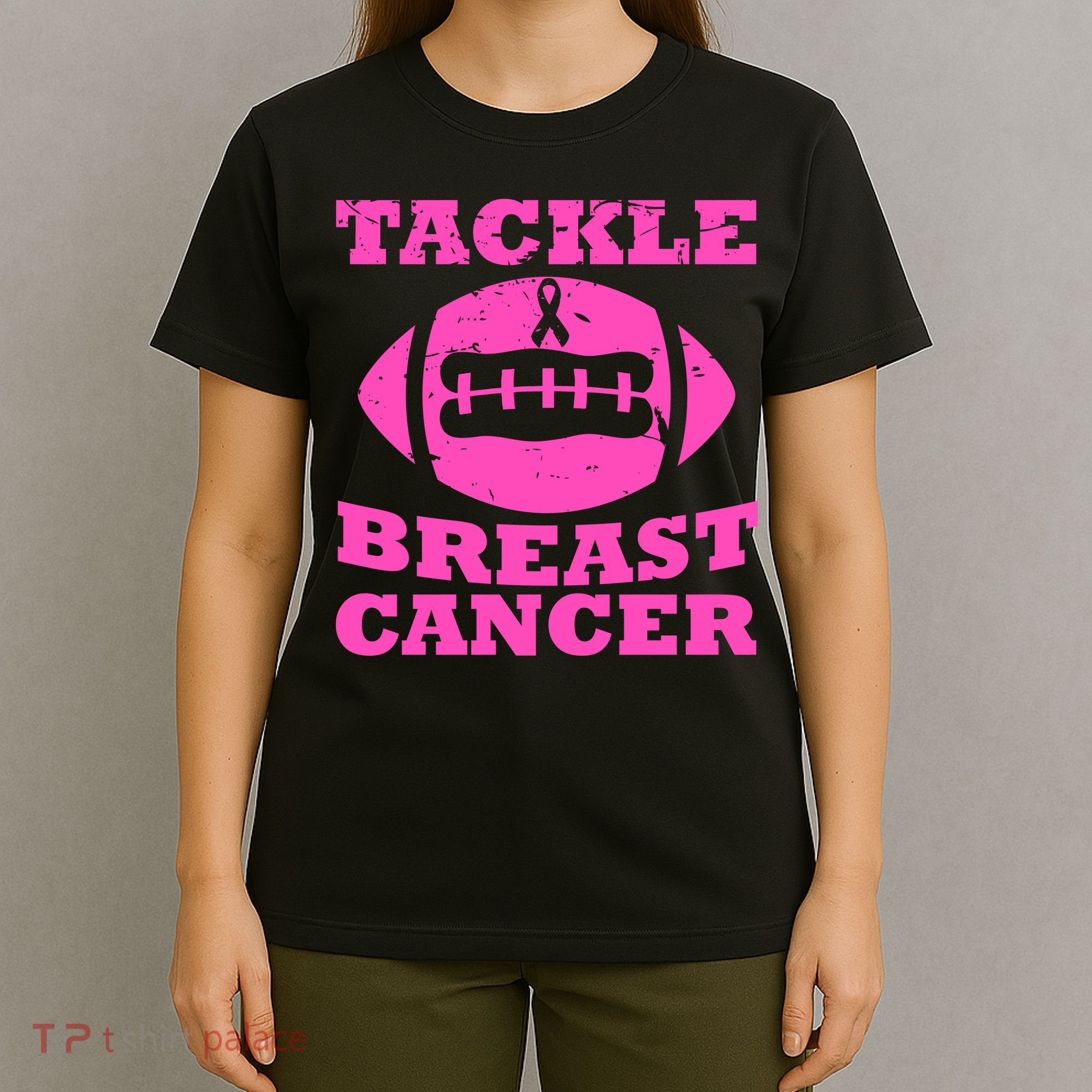 Tackle Breast Cancer T-Shirt