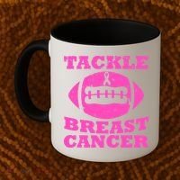 Tackle Breast Cancer Coffee Mug thumb 2