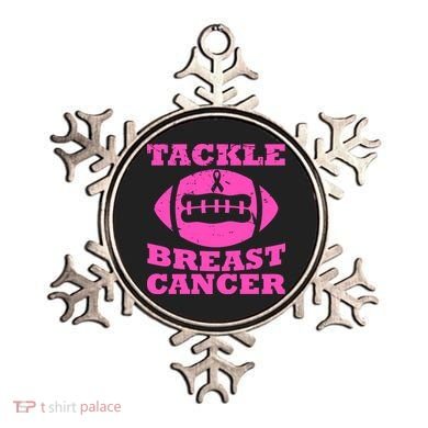 Tackle Breast Cancer Ornament