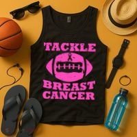 Tackle Breast Cancer Tank Top thumb 4