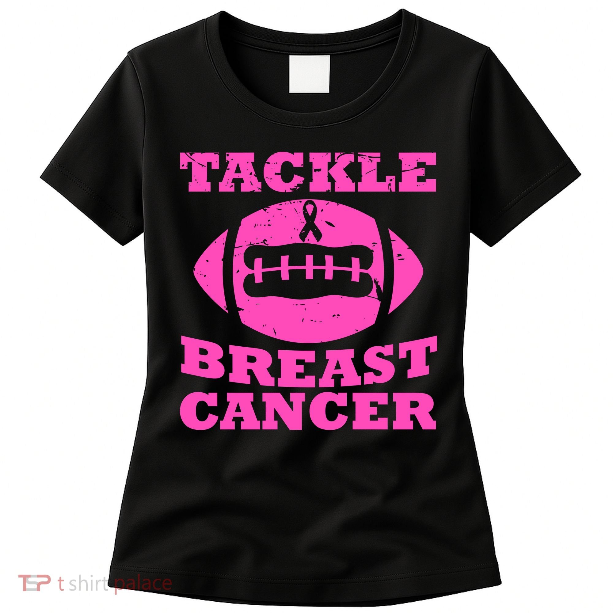 Tackle Breast Cancer Women's T-Shirt