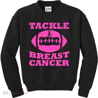 Tackle Breast Cancer Kids Sweatshirt