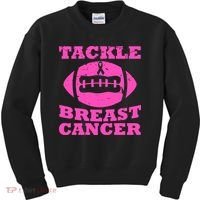 Tackle Breast Cancer Kids Sweatshirt thumb 0