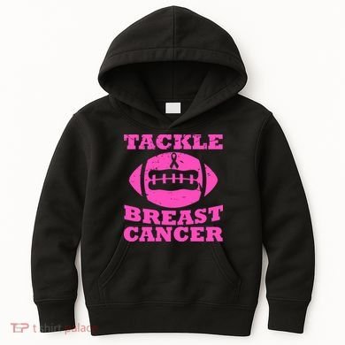 Tackle Breast Cancer Kids Hoodie