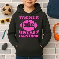 Tackle Breast Cancer Kids Hoodie thumb 2