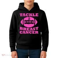 Tackle Breast Cancer Kids Hoodie thumb 4