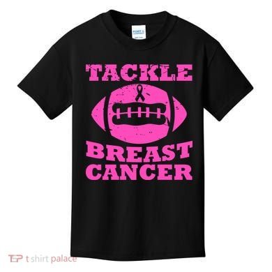 Tackle Breast Cancer Kids T-Shirt