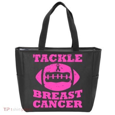 Tackle Breast Cancer Tote Bag