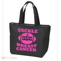 Tackle Breast Cancer Tote Bag thumb 3