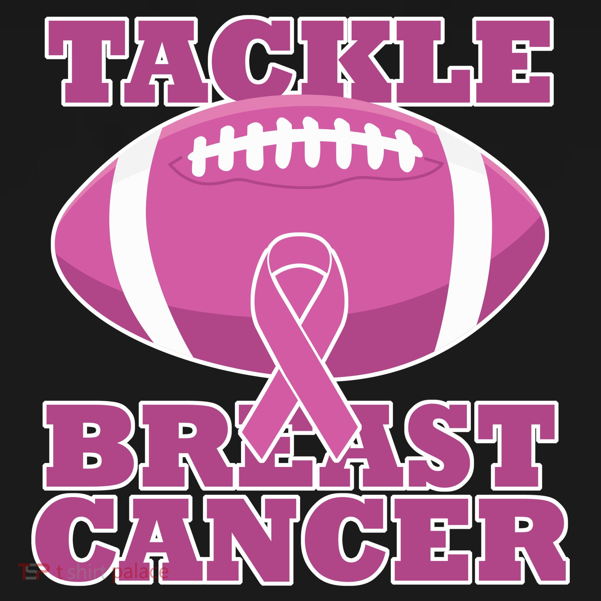 Tackle Breast Cancer Awareness Football  Apron
