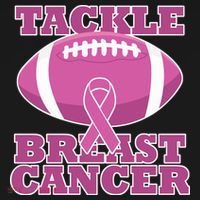 Tackle Breast Cancer Awareness Football  Women's Hoodie thumb 2