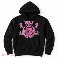 Tackle Breast Cancer Football Pink Ribbon Hoodie thumb 0