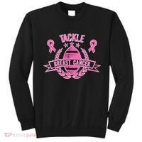 Tackle Breast Cancer Football Pink Ribbon Sweatshirt thumb 0