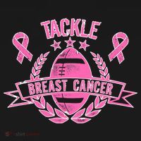 Tackle Breast Cancer Football Pink Ribbon Sweatshirt thumb 3