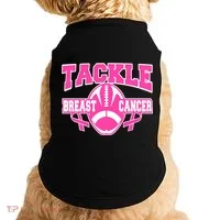 Tackle Breast Cancer1 Doggie Tank thumb 0