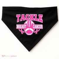 Tackle Breast Cancer1 USA-Made Doggie Bandana thumb 0