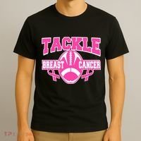 Tackle Breast Cancer1 T-Shirt thumb 3