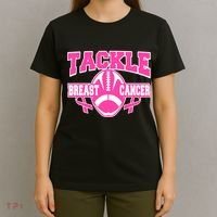 Tackle Breast Cancer1 T-Shirt thumb 4