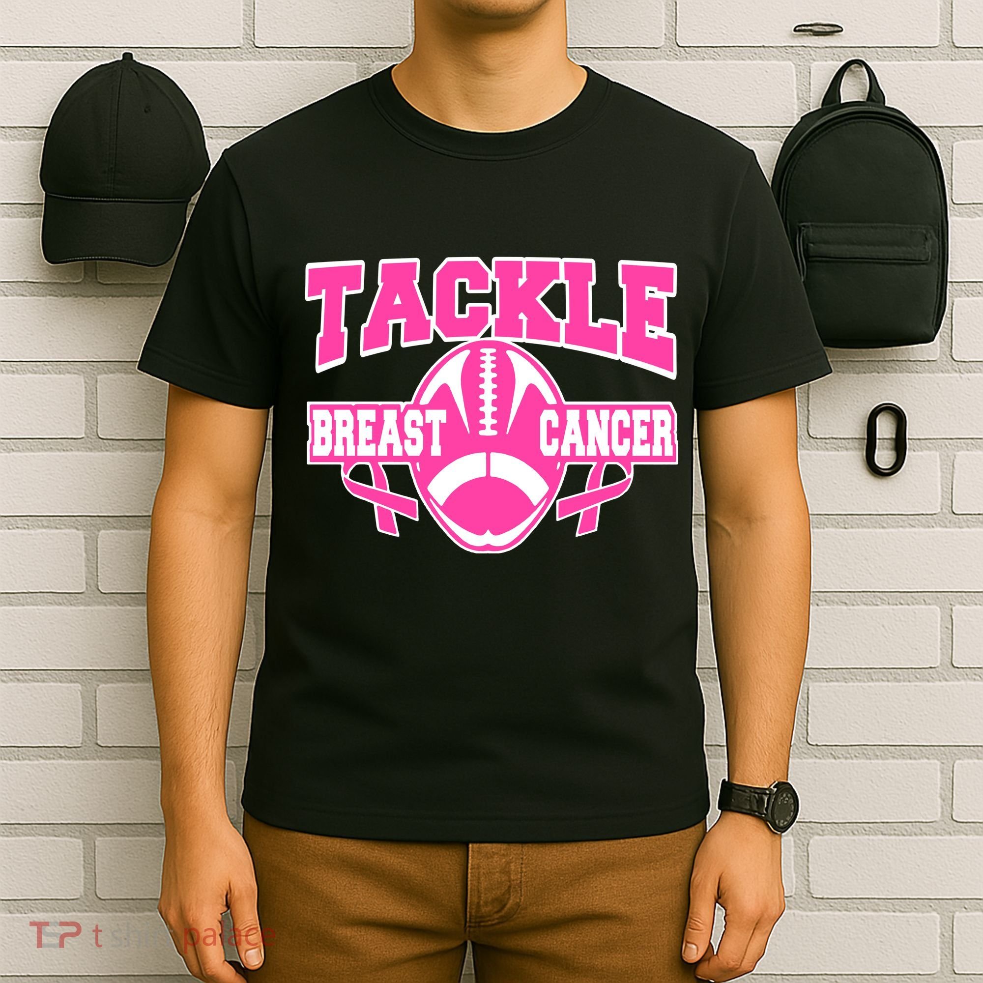 Tackle Breast Cancer1 T-Shirt