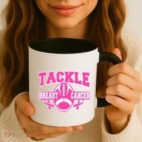 Tackle Breast Cancer1 Coffee Mug thumb 3