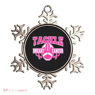 Tackle Breast Cancer1 Ornament