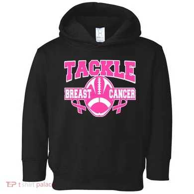 Tackle Breast Cancer1 Toddler Hoodie