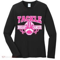 Tackle Breast Cancer1 Women's Long Sleeve Shirt thumb 0