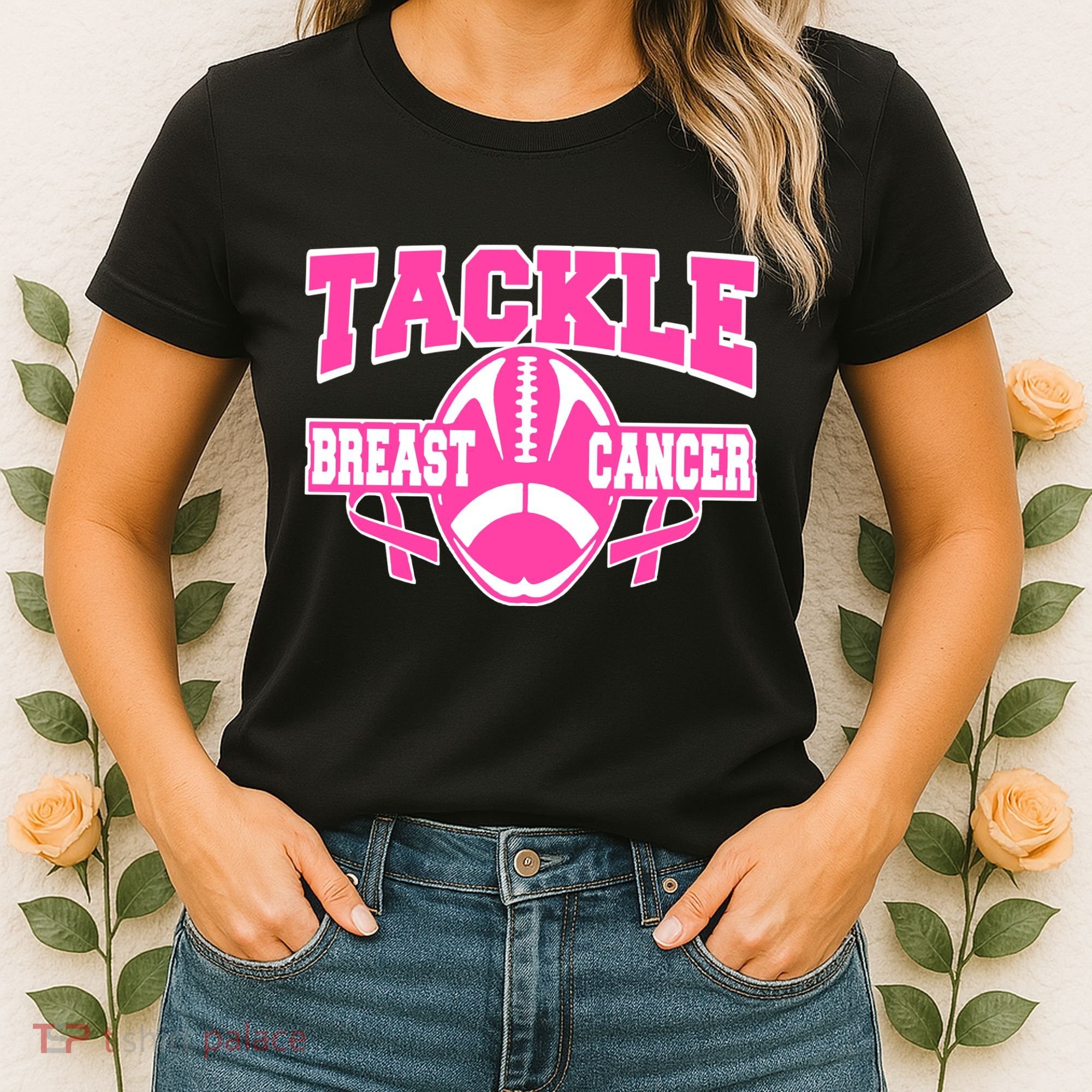 Tackle Breast Cancer1 Women's T-Shirt