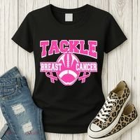 Tackle Breast Cancer1 Women's T-Shirt thumb 3